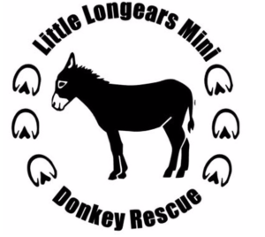 Little Longears Mini Donkey Rescue Logo
